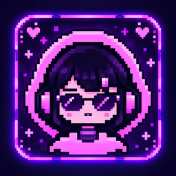 Ruba pixel avatar wearing sunglasses